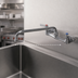 Thumbnail image #4 for Advance Tabco K-1 12-Inch Swing Spout Splash Mount Faucet, 8-Inch O.C.