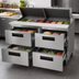 Thumbnail image #3 for Hoshizaki Steelheart 60-Inch Two-Section Mega Top Prep Refrigerator with 4 Drawers
