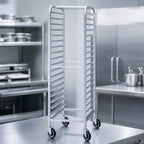 Thumbnail image #3 for Dinex DXP505MT Tabletop Aluminum Pan Rack, End-Loading, 5-Tray Capacity for 18 x 26 Inch Trays