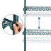 Thumbnail image #3 for Metro Super Erecta Super Adjustable Wire Shelf with Microban, 72-Inch W x 21-Inch D, Metroseal 3 Green Epoxy Coated