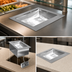 Thumbnail image #3 for Eagle Group SGDI-1-240T Drop-In Electric Hot Food Well Unit, 1 Full-Size Pan, Wet or Dry, No Drain, 240V