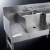 Thumbnail image #3 for Advance Tabco Prestige Uni-Serv 48-Inch Stainless Steel Speed Bar with Left Ice Bin, 10-Circuit Cold Plate, Dump Sink, and Blender Recess