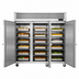 Thumbnail image #3 for Turbo Air PRO Series 3-Section Reach-In Heated Holding Cabinet, 73.9 Cu. Ft., Solid Doors