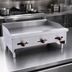 Thumbnail image #3 for BakeMax 36-Inch Heavy Duty Natural Gas Countertop Manual Griddle, 3 Burners