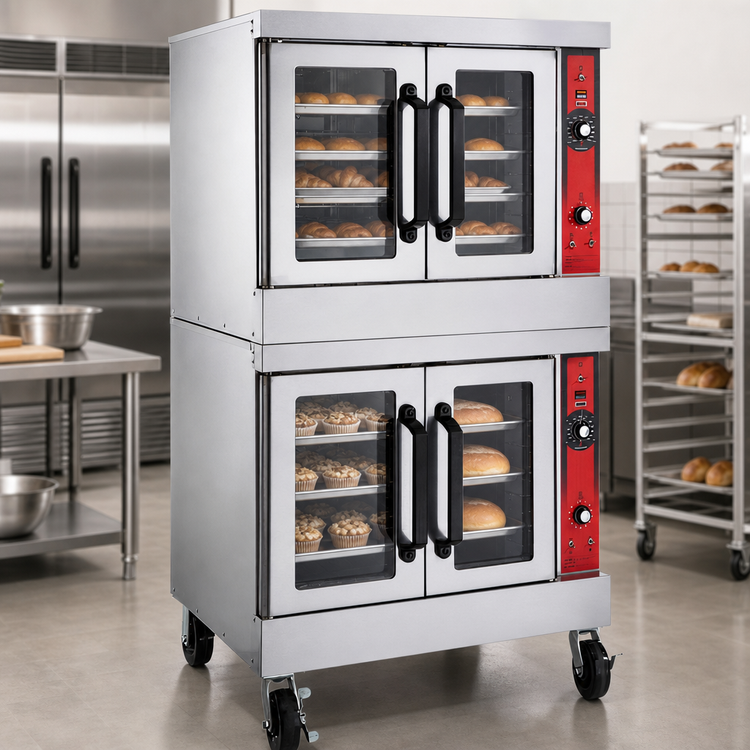 Product image #4 for Vulcan VC44GC Double-Deck Standard Depth Gas Convection Oven with Computer Controls