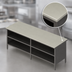 Thumbnail image #3 for John Boos 144 x 30 Inch 3/4 Inch Poly Top Open Front Cabinet Base Work Table