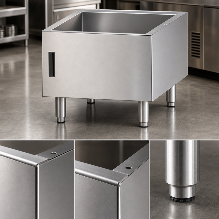Product image #3 for Garland 48-Inch Stainless Steel Cabinet Base with Stainless Steel Top