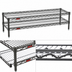 Thumbnail image #3 for Eagle Group QuadTruss Front Case Merchandise 2-Tier Wire Shelving Unit, 48 x 14 x 14 Inches, Pewter Gray Epoxy Finish