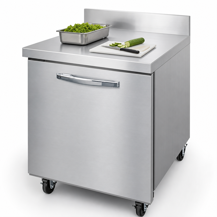 Product image #3 for Continental Refrigerator 27-Inch Worktop Freezer with 5-1/2-Inch Backsplash, One-Section, Self-Contained, 7.4 Cu. Ft.