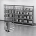 Thumbnail image #3 for Cambro Camshelving Premium Series 10-Foot High Density Raised Track Kit for 3 Mobile Units