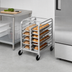 Thumbnail image #3 for Half-Height Stainless Steel End-Load Bun Pan Rack, 9 Full-Size / 18 Half-Size Pan Capacity
