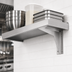 Thumbnail image #3 for New Age 36-Inch x 18-Inch Solid Aluminum Cantilever Shelf, 700 lb Capacity