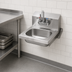Thumbnail image #3 for Krowne Wall-Mount Stainless Steel Hand Sink with Low-Lead Gooseneck Faucet