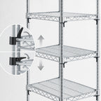 Thumbnail image #3 for Metro Super Erecta A1860NS Super Adjustable Stainless Steel Wire Shelf, 60"W x 18"D