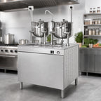 Thumbnail image #3 for Cleveland Range 36EMK6624 36-Inch Dual 6-Gallon Electric Steam Kettle Cabinet with 24 kW Boiler and Stainless Steel Liners