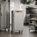 Thumbnail image #3 for Metro C5 6 Series 3/4 Height Mobile Heated Holding Cabinet with Solid Doors and Lip-Load Slides, 27-Pan Capacity