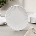 Thumbnail image #3 for American Metalcraft MP11 Round White Melamine Plate, 10-7/8-Inch, Paper Plate Design Case of 36