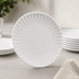 Thumbnail image #3 for American Metalcraft 10-7/8-Inch Round White Melamine Plate with Paper Plate Design