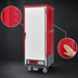 Thumbnail image #3 for Metro C5 3 Series Red Full-Height Mobile Heated Holding Cabinet with Solid Door and Lip Load Slides