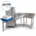 Thumbnail image #3 for Advance Tabco Korner Clean DTC-K70-108R Right-Hand L-Shaped Corner Clean Dishtable, 107 Inch, 16 Gauge 304 Stainless Steel