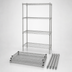 Thumbnail image #3 for Quantum Stationary Wire Shelving Starter Kit, 72 x 30 x 63 Inches, 4 Shelves, 304 Stainless Steel