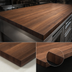 Thumbnail image #3 for John Boos Boos Block 132-Inch x 42-Inch Edge Grain Walnut Countertop, 1-1/2-Inch Thick, Penetrating Oil Finish