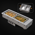 Thumbnail image #3 for Vollrath Short-Side Modular 2-Pan Drop-In Hot Well with Marine-Grade Wells, Thermostatic Controls, Manifold Drain