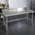 Thumbnail image #3 for Eagle Spec-Master 108-Inch x 24-Inch Stainless Steel Work Table with 4-1/2-Inch Backsplash