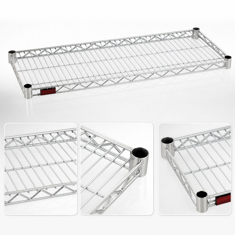 Product image #3 for Eagle Group QuadTruss 54-Inch x 14-Inch Stainless Steel Wire Shelf