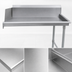 Thumbnail image #3 for John Boos 60-Inch Clean Straight Stainless Steel Pro-Bowl Dishtable with 10-Inch Backsplash and Right-Hand Opening