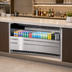 Thumbnail image #4 for Turbo Air Low-Profile Drop-In Horizontal Open Refrigerated Display Case, 8.6 Cu. Ft., 60-1/4 Inch, Stainless Steel