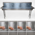 Thumbnail image #3 for BK Resources Four-Station Freestanding Stainless Steel Hand Wash Sink, 96 Inch Wide