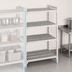 Thumbnail image #4 for Cambro Camshelving Premium 24 x 42 x 84 Inch 4-Tier Vented Add-On Polymer Shelving Unit