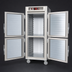 Thumbnail image #3 for Metro C5 6 Series Mobile Full-Height Pass-Thru Heated Holding Cabinet with Dutch Double-Pane Tempered Glass and Solid Doors, Universal Slides, 120V