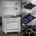 Thumbnail image #3 for Southbend Platinum 36-Inch Heavy Duty Gas Range with 2 Open Burners, 24-Inch Griddle, and Standard Oven
