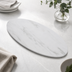 Thumbnail image #3 for American Metalcraft Naturals Oval Melamine Serving Board, White Marble Pattern, 25-1/2 x 10-1/4 Inch