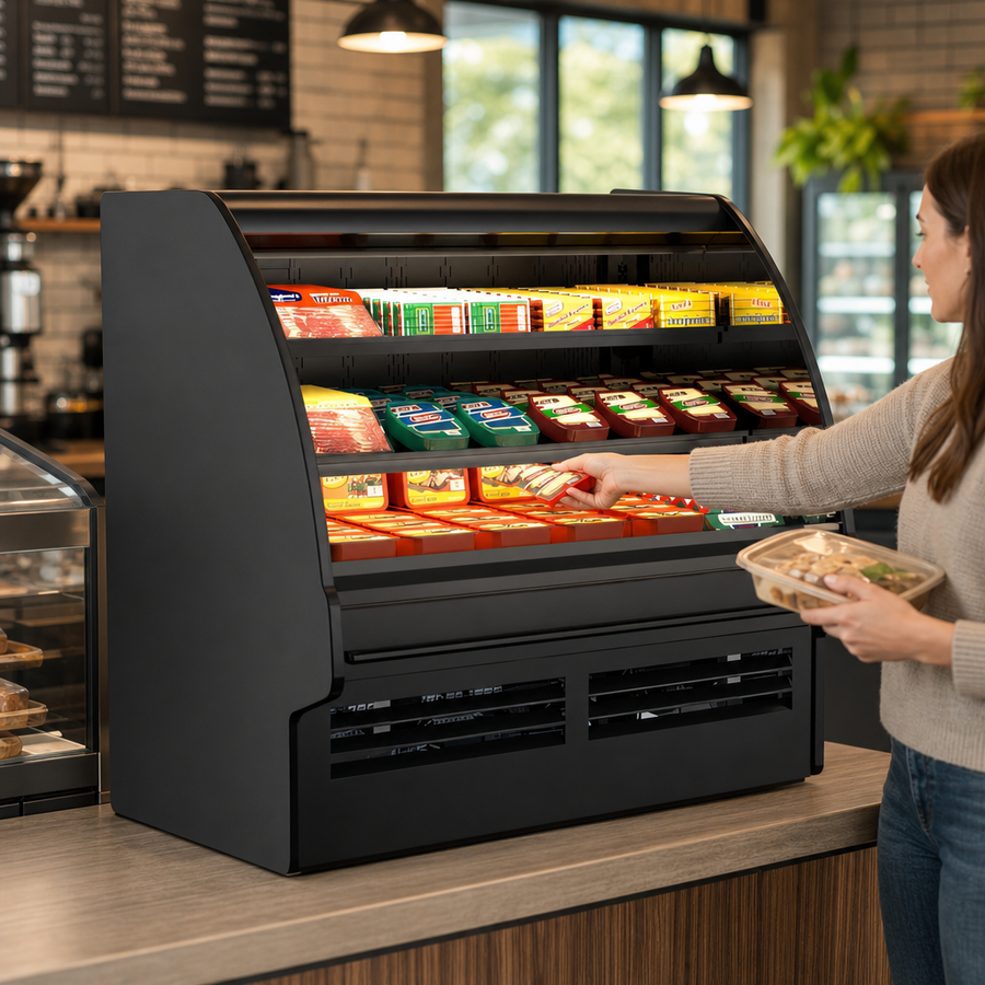 Self-Service, Open-Front Design