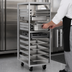 Thumbnail image #3 for Panco Universal Mobile Aluminum Pan Rack with 13 Universal Angle Slides, Front Loading
