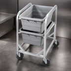 Thumbnail image #3 for Channel Manufacturing Lifetime Tough AXD502L Extra Heavy-Duty 2-Lug Aluminum End-Load Rack with 5-Inch Swivel Casters