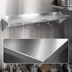 Thumbnail image #3 for John Boos Stallion 72 Inch W x 12 Inch D Wall-Mounted Stainless Steel Pot Rack Shelf with 6 Hooks