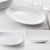 Thumbnail image #4 for American Metalcraft 14 x 9 Inch Oval White Melamine Serving Platter