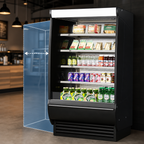 Thumbnail image #4 for Turbo Air TOM-36DXB-SP(-A)-N Extra Deep Vertical Open Display Merchandiser, 17.1 Cu. Ft., 36-Inch Wide, Black