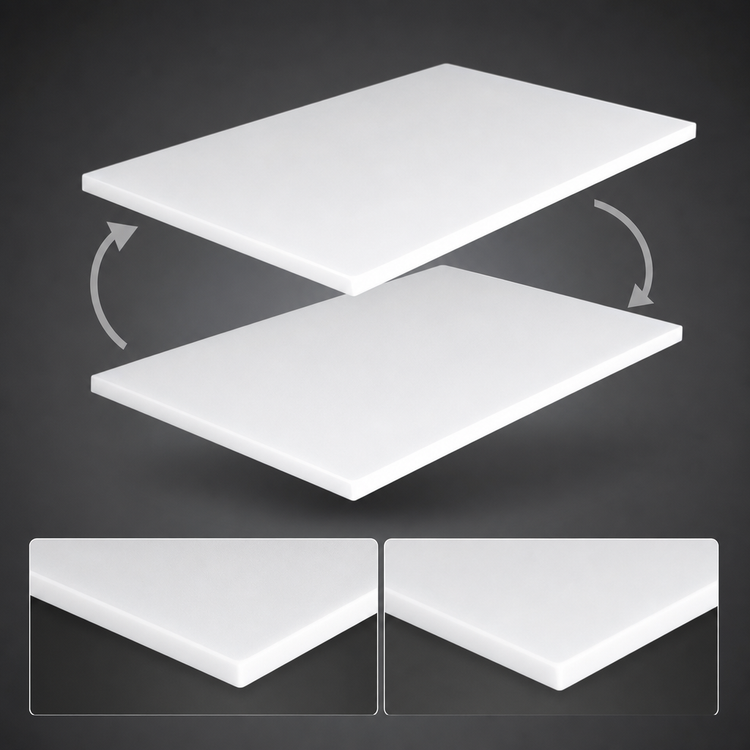 Product image #3 for John Boos P1320 Reversible Poly Work Table Top, 96 x 24 x 1/2 Inch, Replacement Top