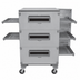 Thumbnail image #3 for Lincoln Impinger 3200 Series Triple-Deck LP Gas Conveyor Pizza Oven Package, 40-Inch Baking Chamber, Low Stand and Casters
