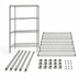 Thumbnail image #3 for Quantum 72 x 36 x 63 Inch Stationary 4-Shelf Wire Shelving Starter Kit, 304 Stainless Steel