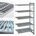 Thumbnail image #3 for Cambro Camshelving Basics Plus 5-Tier Vented Polymer Add-On Shelving Unit, 24 x 42 x 84 Inches, Brushed Graphite