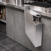 Thumbnail image #3 for CHOICE Extra Deep Stainless Steel Underbar Soda Gun Holder, 4 Inch Wide x 24 Inch Deep x 22 Inch High