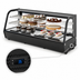 Thumbnail image #4 for KoolMore 60-Inch Countertop Full-Service Refrigerated Display Case with Dual Sliding Glass Doors, Black
