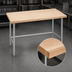Thumbnail image #3 for Advance Tabco Maple Top Butcher Block Work Table with Galvanized Open Base, 96