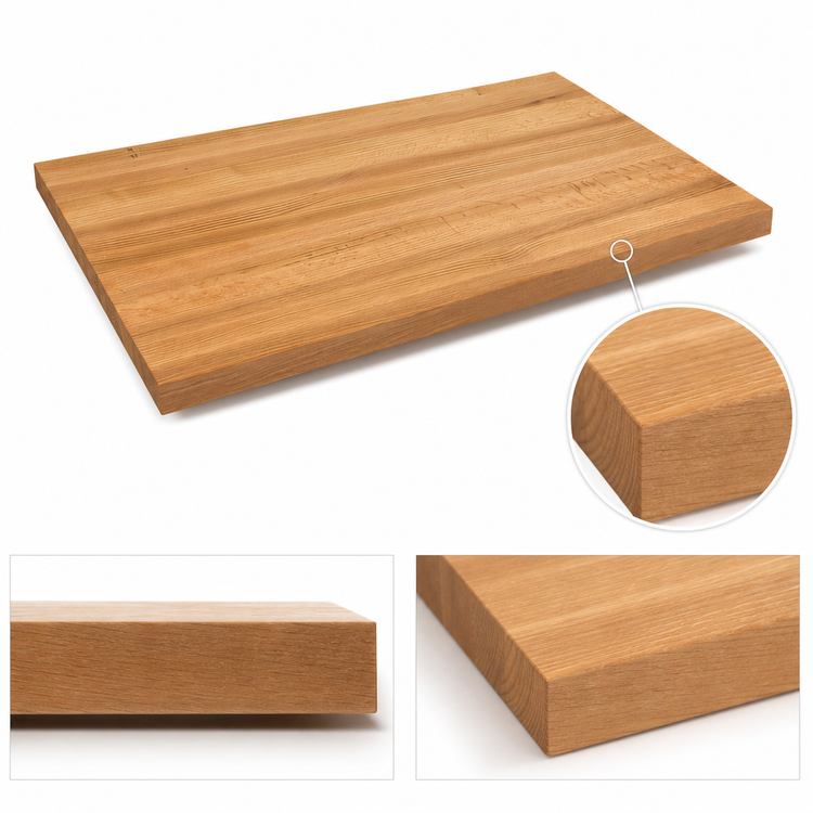 Product image #3 for John Boos Appalachian Red Oak Edge Grain Island Countertop, 48 x 42 x 1-1/2 Inch